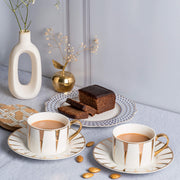 Aumrum Tea Cups & Saucer (Set of 2)