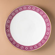 Mauve Weave Dinner Plate