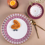 Mauve Weave Dinner Plate