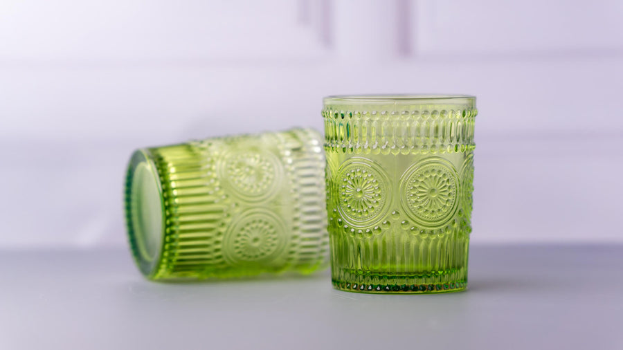 Verdant Hue Glasses - Set of 6